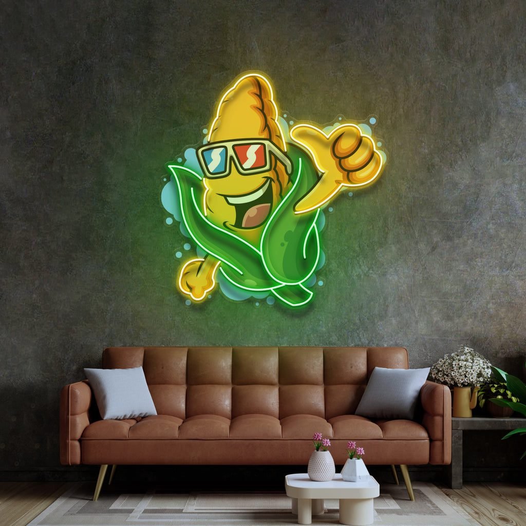 Cool Corn LED Neon Sign Light Pop Art - Image 3