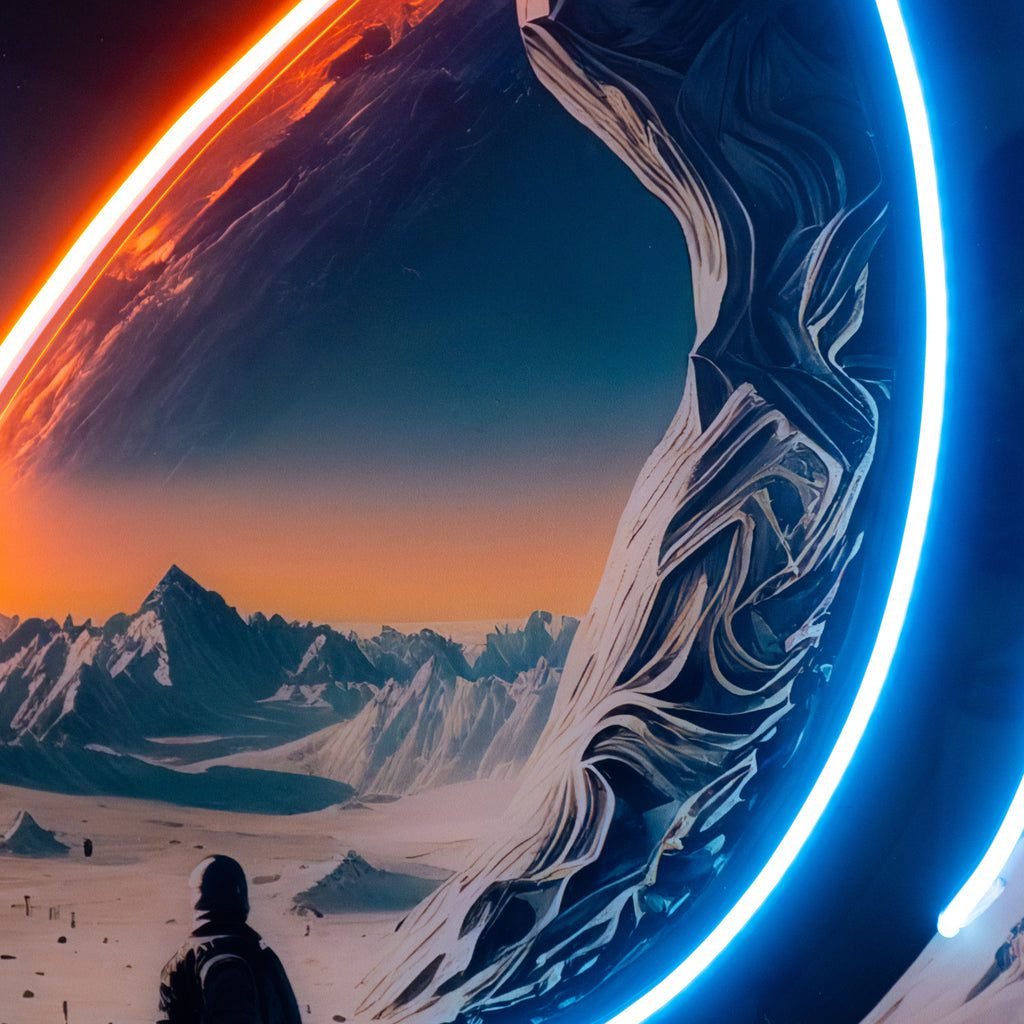 Astronaut Experiencing The Space LED Neon Sign Light Pop Art - Image 4