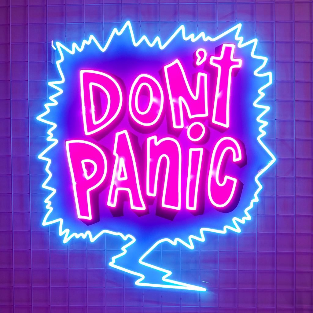 Don't Panic Led Neon Acrylic Artwork - Image 4