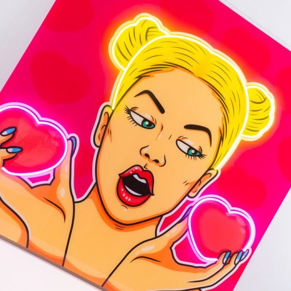 Woman Bring Loves LED Neon Sign Light Pop Art