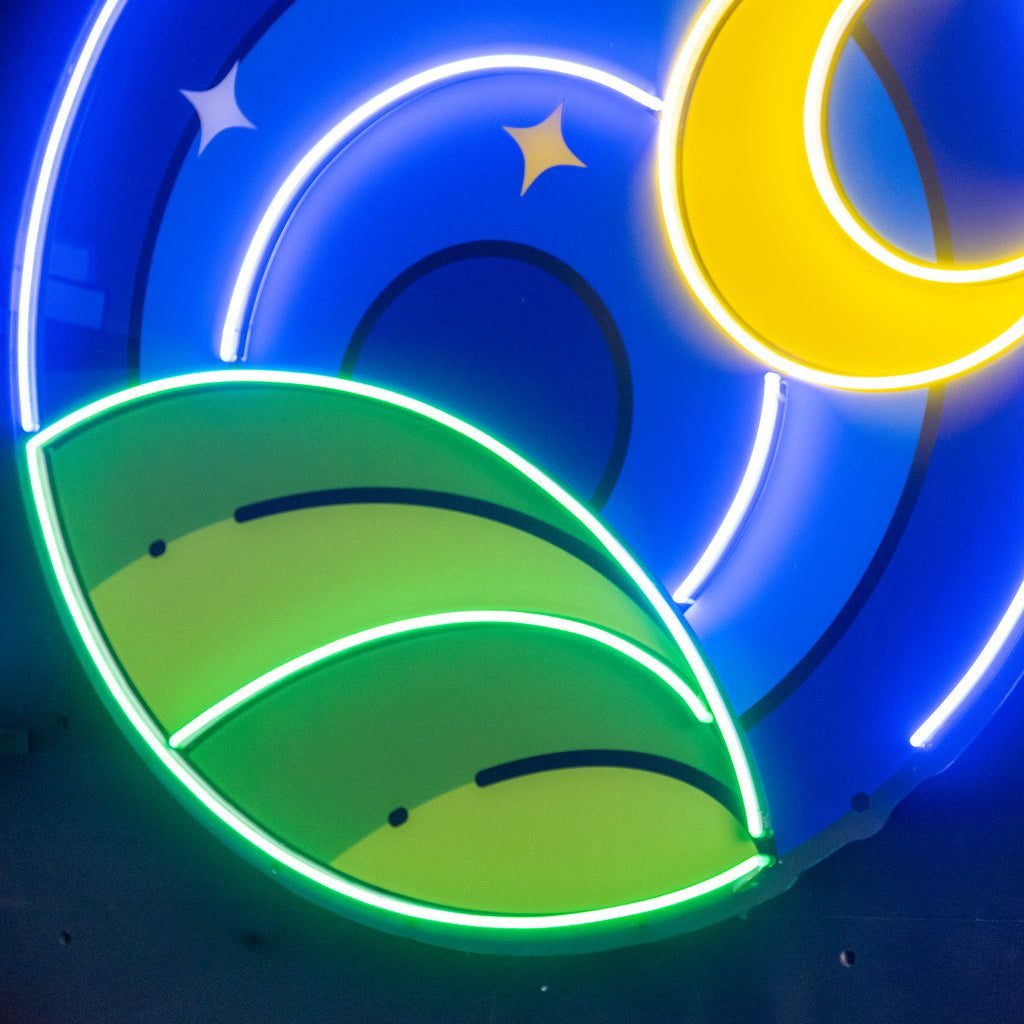 Starry Night LED Neon Sign Light Pop Art - Image 3