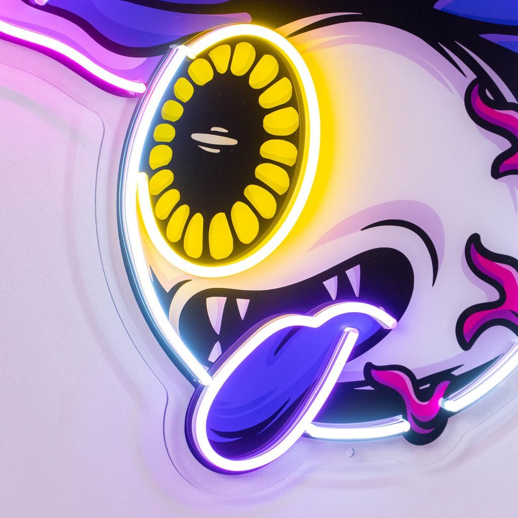 Mushroom Eye LED Neon Sign Light Pop Art - Image 2