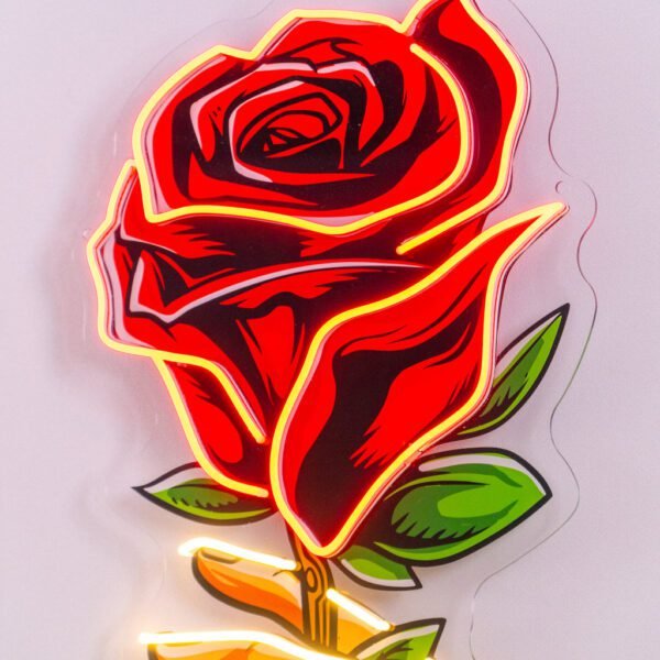 Roses Gift LED Neon Sign Light Pop Art