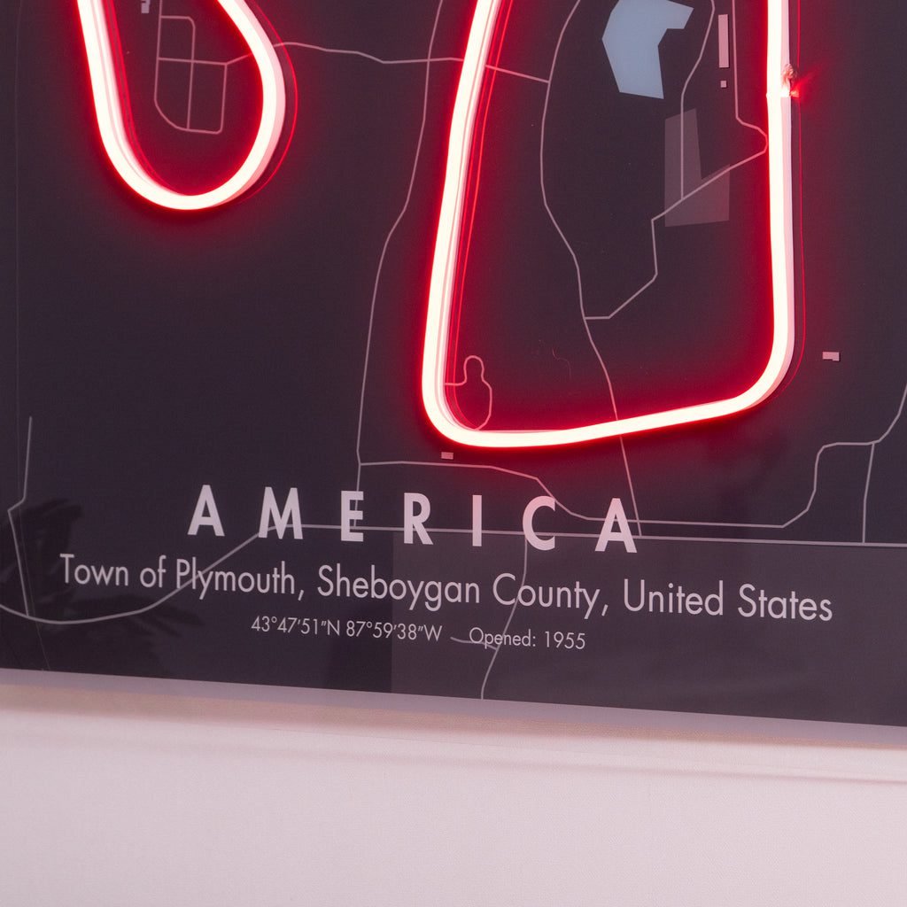 America Formula F1 Circuit LED Neon Sign Light Pop Art - Image 2