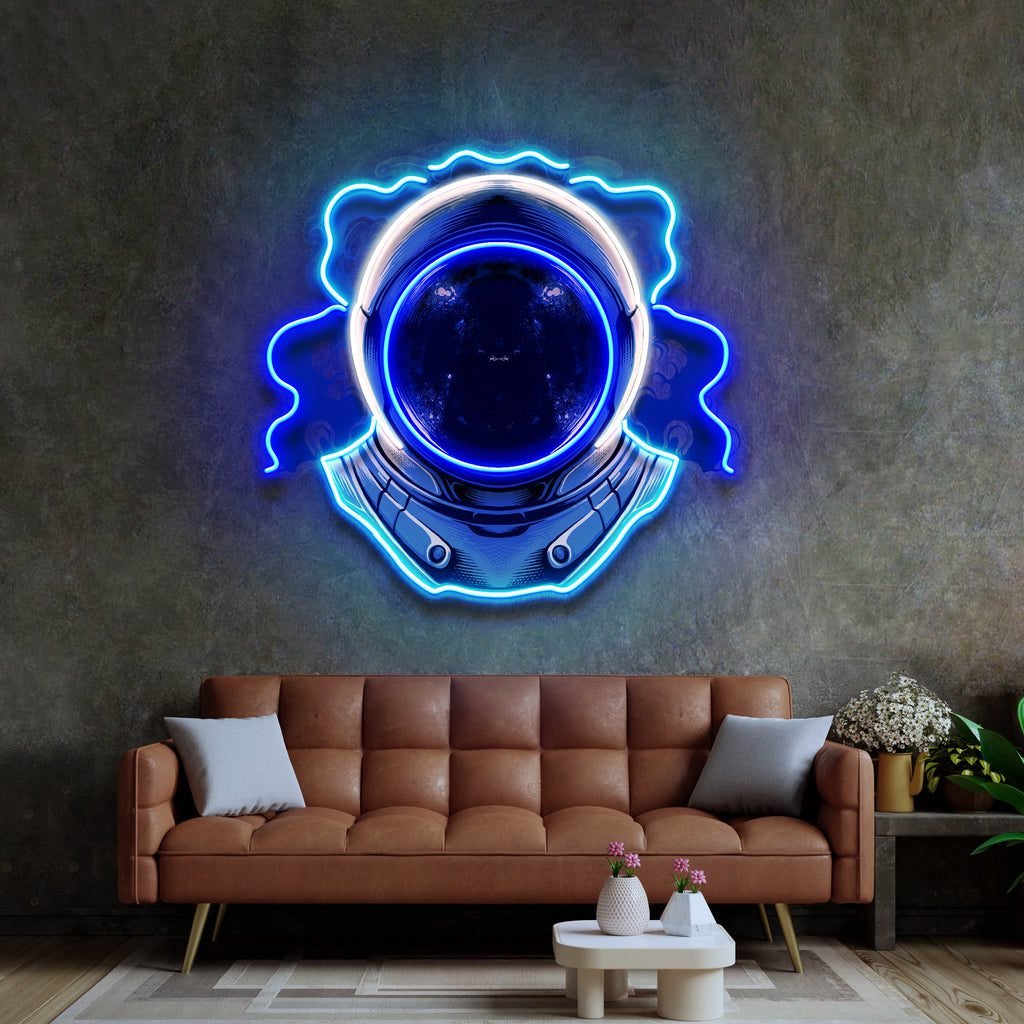 The Astronaut Helmet LED Neon Sign Light Pop Art - Image 3