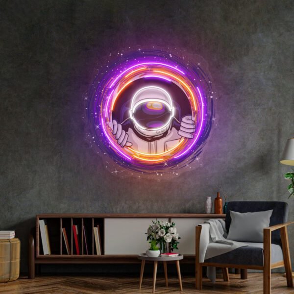 Astronauts Black Holes LED Neon Sign Light Pop Art – American Neon