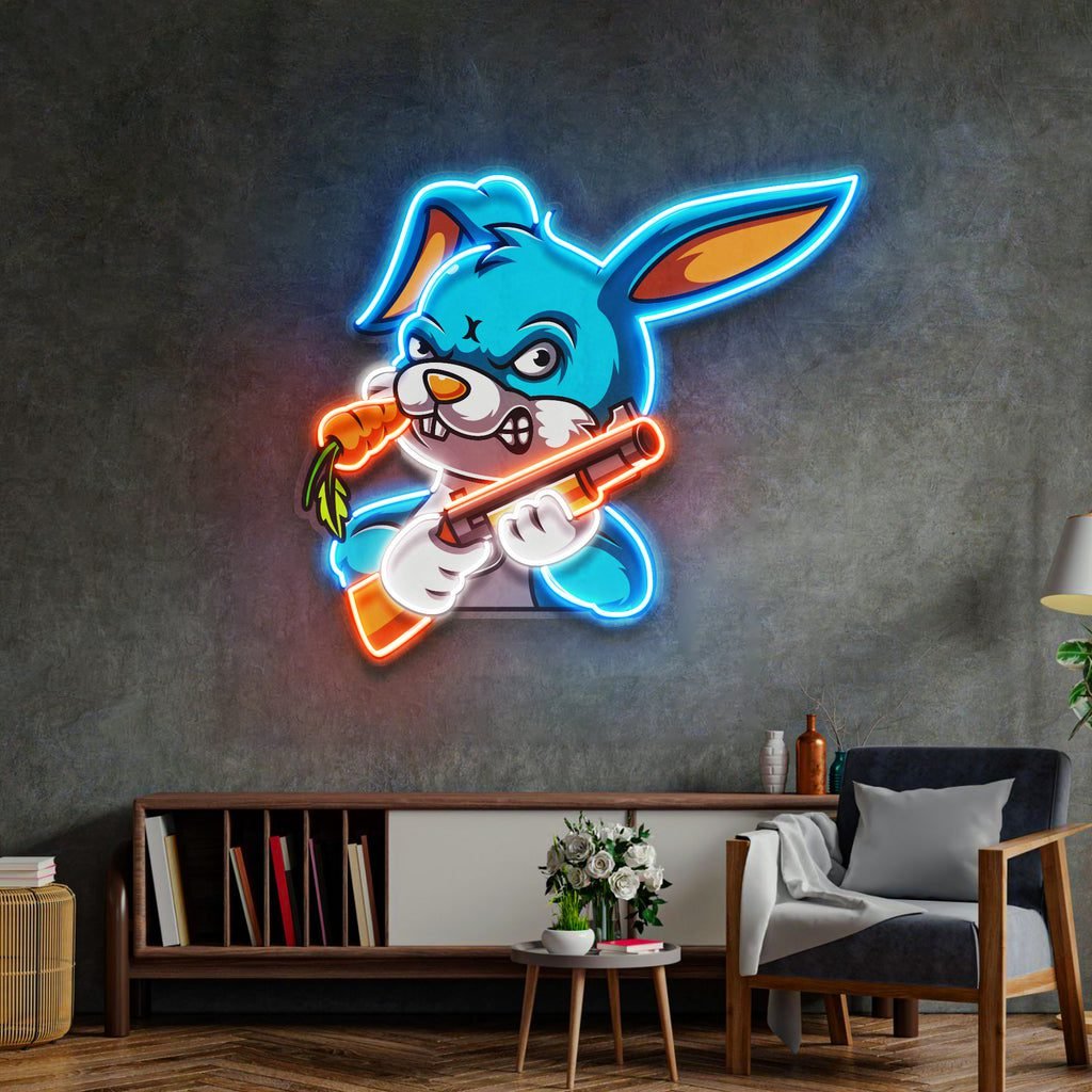 Rabbit esport LED Neon Sign Light Pop Art - Image 3